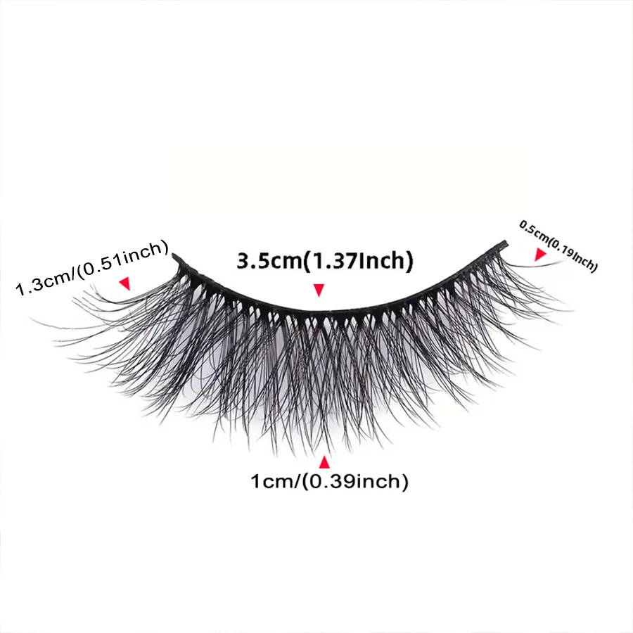 高級ふわふわ3D猫風つけまつげ10組、自然なふっくら感、毎日の旅行やデートに最適