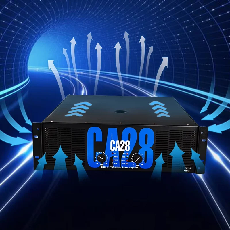 Class H Stereo PA Power DJ Speaker Amplifiers Speakers Audio Sound System 8ohm Professional High Power Amplifier
