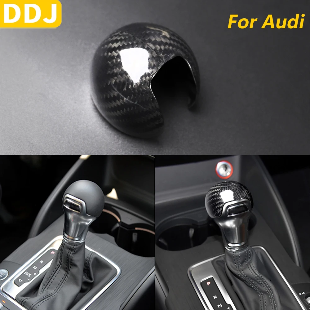 

Для Audi A3 S3 8V 2013 2014 2015 2016 2017 2018 2019 настоящая сухая крышка переключения передач из углеродного волокна, модификация автомобильных аксессуаров