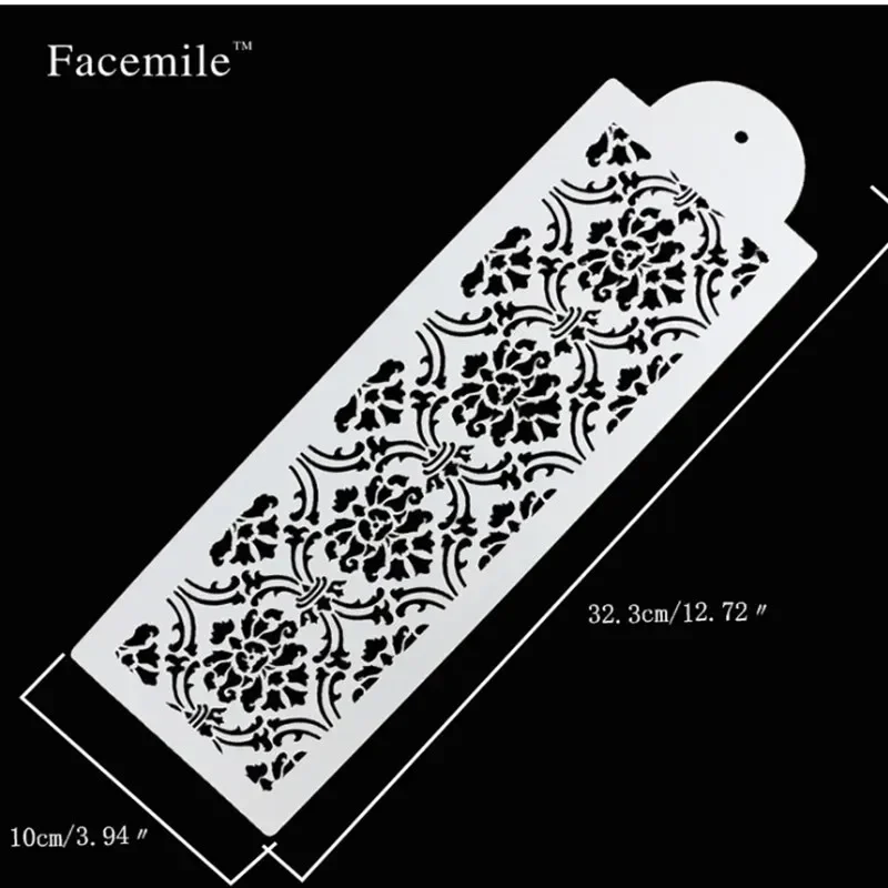 Hollow Flower Figure Stencil Cake Mold Pretty Pattern Fondant Mold Cake Decoration Spray Painting Template DIY Home Wall Decor