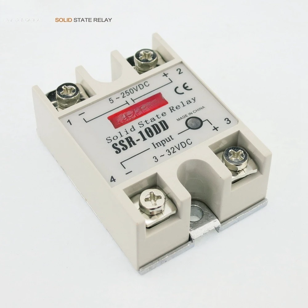 

SSR Solid State Relay Normally Open Small 12V24V DC SSR-10DD25DDASH-40DD