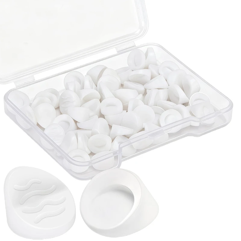 57BE 100Pcs Soft Silicone Screw Hole Fillers Round Entry Door Plug Doorway Window Screw Hole Inserts Easy To Install