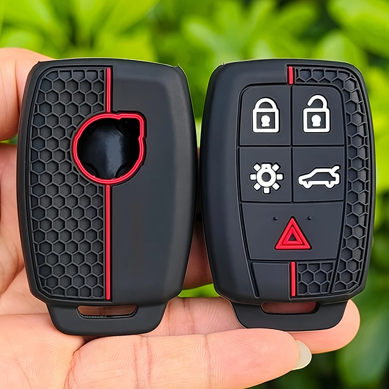 5 Buttons Silicone Key Case Fob Key Protector For Volvo XC90 C70 S60 D5 V50 S40 C30 Keyless Remote Key Cover Shell Skin Holder