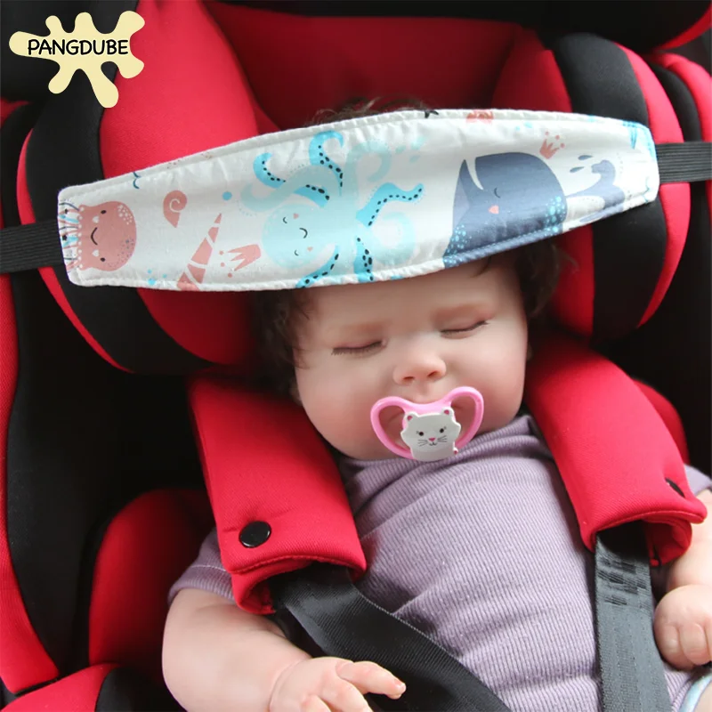 

PANGDUBE, 2 шт./компл., ремень для поддержки головы ребенка, подушка для подголовника автокресла, регулируемая защита шеи для младенцев, безопасности детей, путешествий