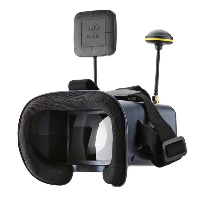 Receptor de vídeo GW com bateria DVR 3.7V/2000Mah 4,3 polegadas HD LCD 16: 9 para drone de corrida Bwhoop Drone