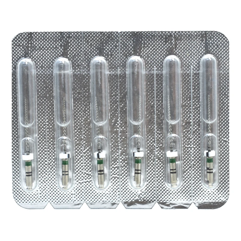 ملفات الأسنان 04 مستدقة محرك عالمي لقناة الجذر يستخدم ملف دوار قناة الجذر الندية Niti أداة طبيب الأسنان المواد #5