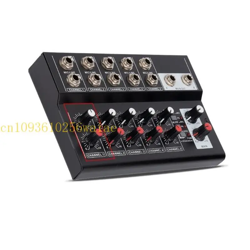 

10 Channel Mixing Console Digital Sound Mixer Stereo Mixer Sound for Karaoke Recording DJ Networking Live Broadcast