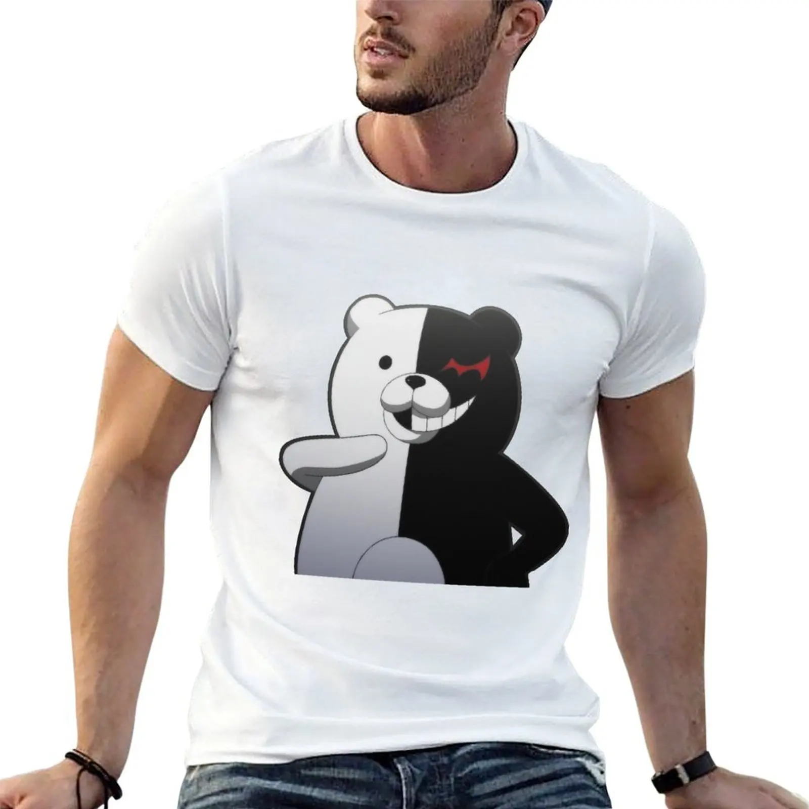 

monokuma T-Shirt man t shirt graphic t shirt custom print T-Shirt
