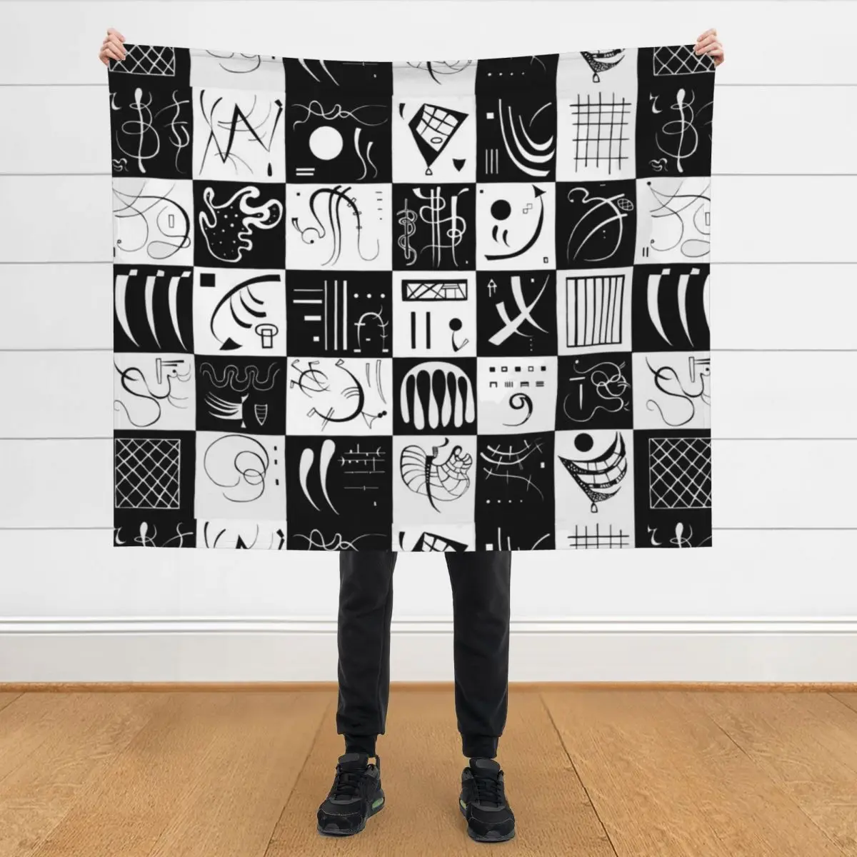 

Trente, by Kandinsky Throw Blanket Luxury Large Quilt Blankets