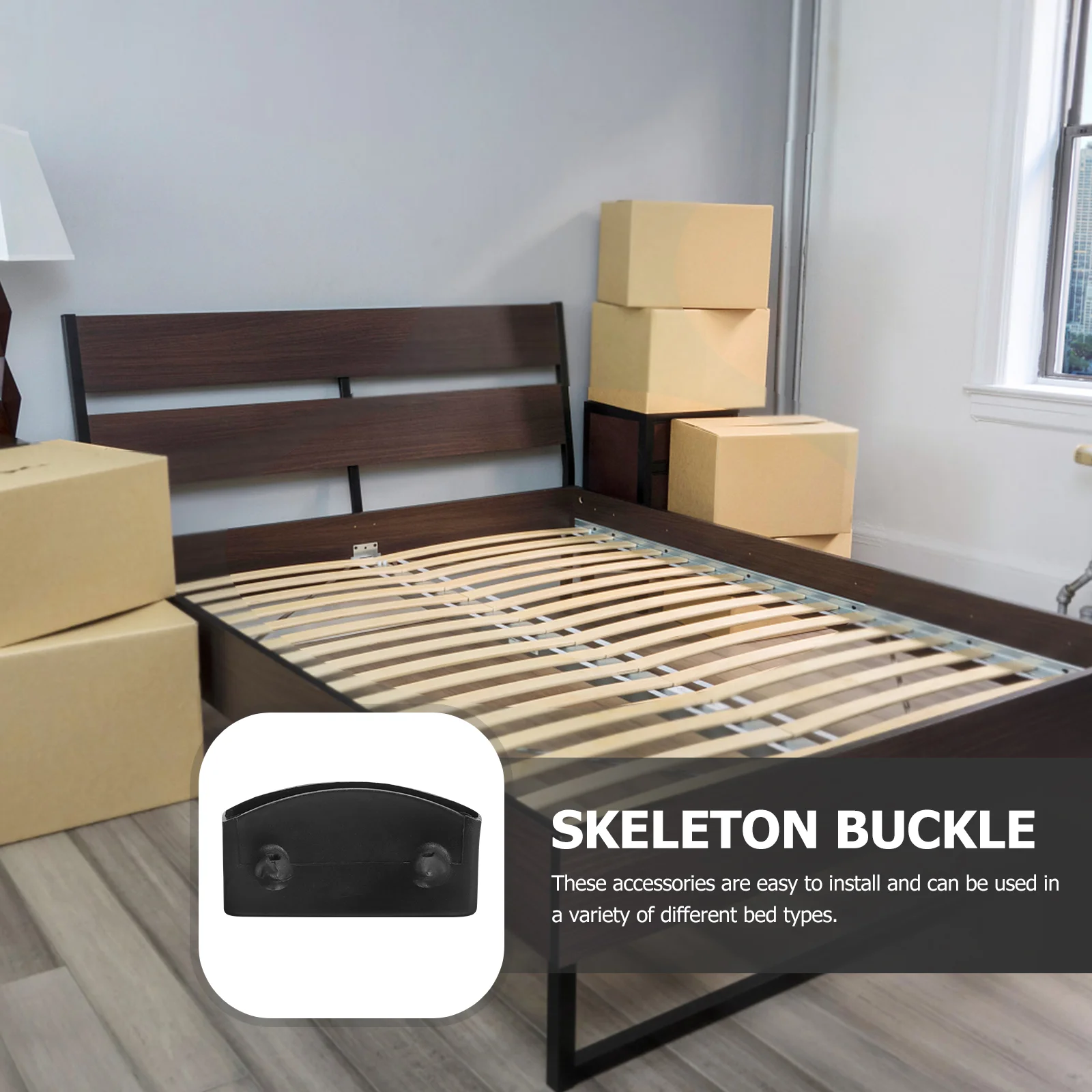 20 Stück Sofa-Bett-Brett-Montageschnalle, einzelne Lamellenkappen, Ersatzteile, Kunststoff-Endhalter, Verbindungsclips