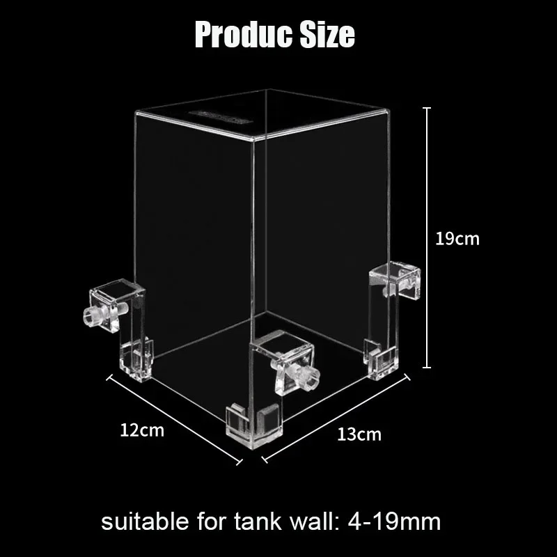 Acrylic Negative Pressure Tank Ecological Aquascape Decoration Small Tank Beta Fish Tank Bowl Isolation Box Aquarium Decoration