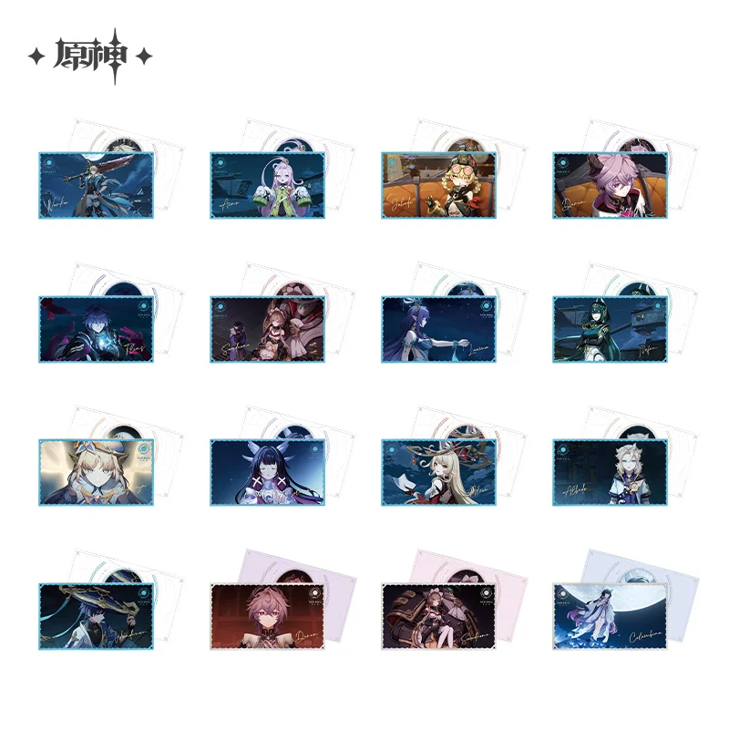 

[Official Merch] Pre-sale Genshin Impact Moonlit Ballad of The Night Collection Card Blind Box Ship in December 2025 Pre-order