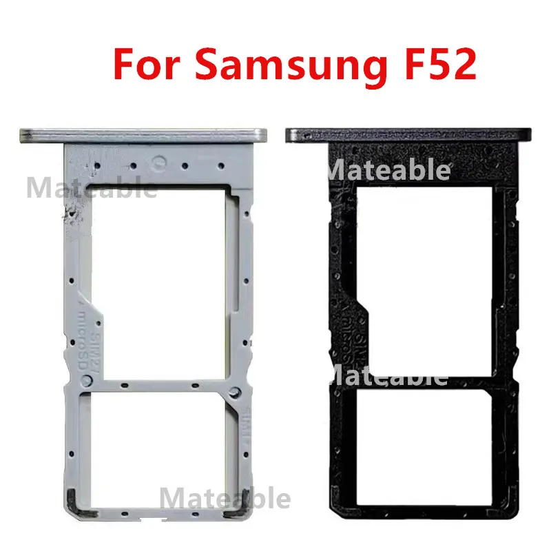 

F 52 SIM Card Slots For Samsung Galaxy F52 5G SM-E5260 SIM Tray Adapters Socket Holder Replace Phone Housing Repair Parts