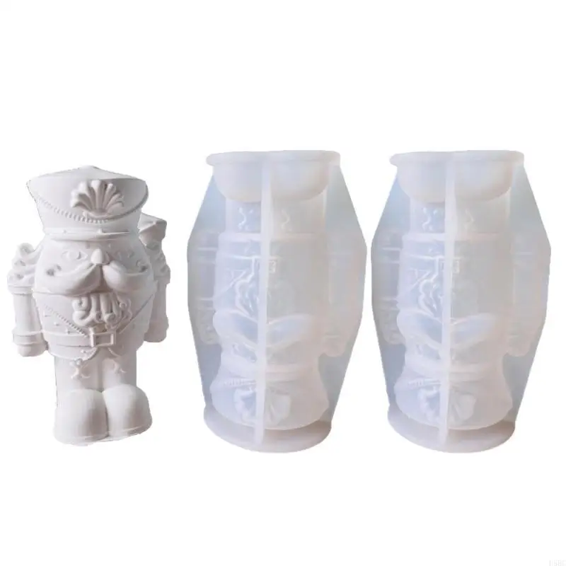 2 Pcs Scented Molds Castings Molds Epoxy Resin Molds Walnuts Soldier Silicone Moulds Plasters Molds