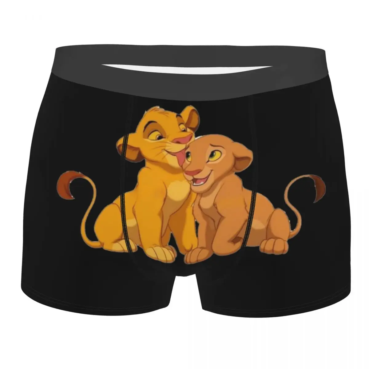 Customized Cool King Lion Simba Hakuna Matata Boxers Shorts Panties Male Underpants Comfortable Anime Movie Briefs Underwear