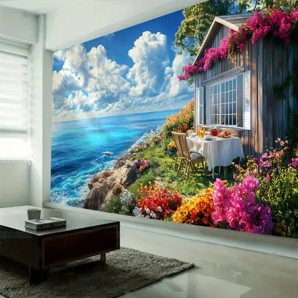 

Natural Landscape Garden Forest Tapestry Aesthetic Wall Art Decor for Home Living Room Bedroom Studio Beautiful Wall Decoration