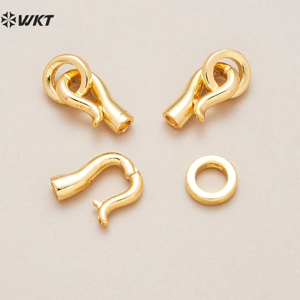WT-JFE128 Wholesale Advanced Sense With 18K Gold Plated Necklace Bracelet Connecting Piece For Women DIY Accessories