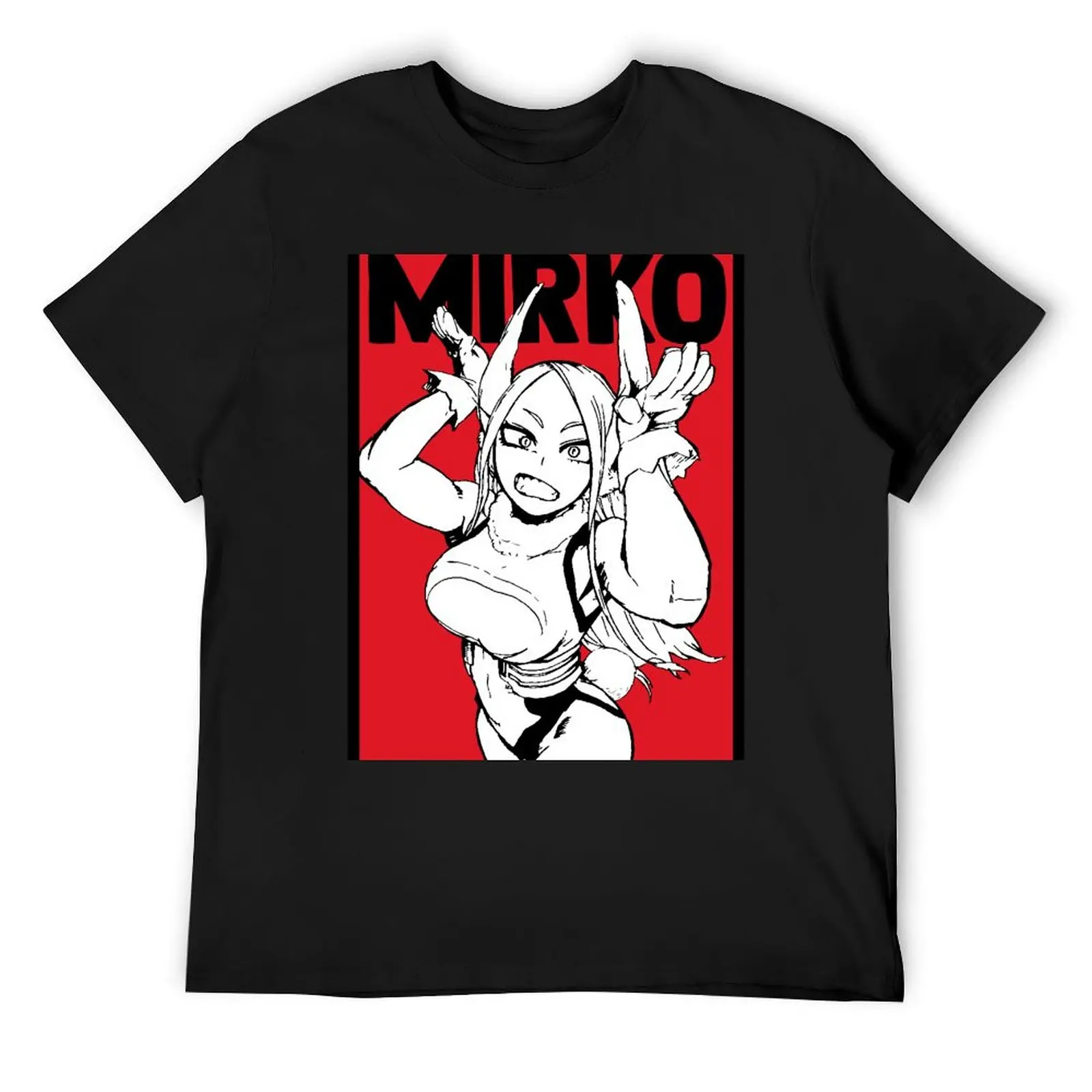 Rabbit Hero Mirko T-Shirt designer shirts baggy shirts tees oversized t shirt men