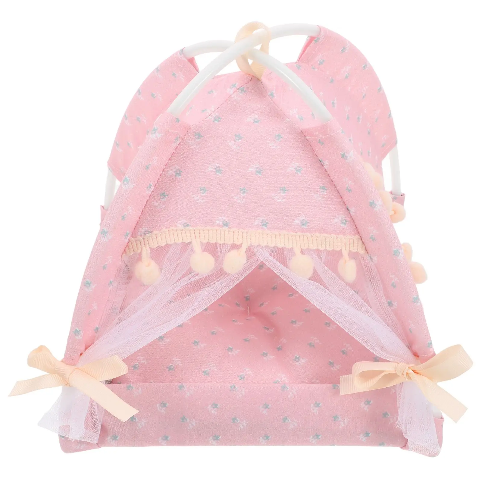 House Miniature Dollhouse DIY Kit Tent Assembled Scene Houses Minature Furniture