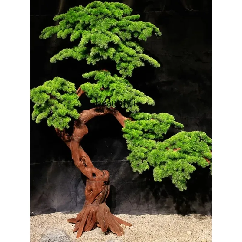 Large Imitative Tree Welcome Pine Interior Decoration Ornaments Hotel Club Landscape Fake Trees