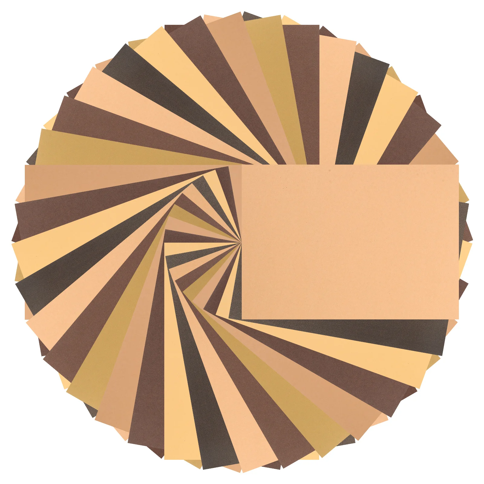 

35 Pcs Children's Handmade Paper Card Making Coffee Materials Cardstock Colored