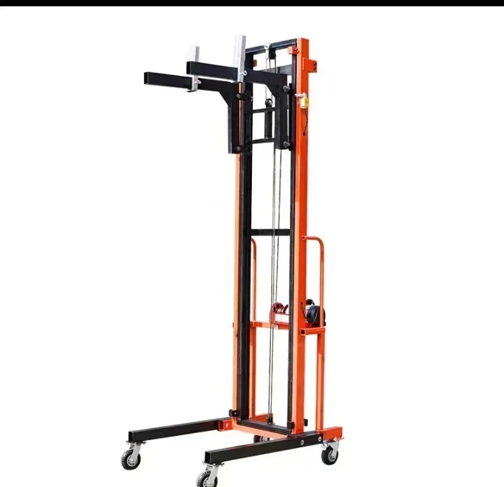 

Pipes Cargo Lift 300kg/350kg 4/4.5m Ventilation Duct Installation Crane Mobile Lifting Machinery Small Raising Platforms