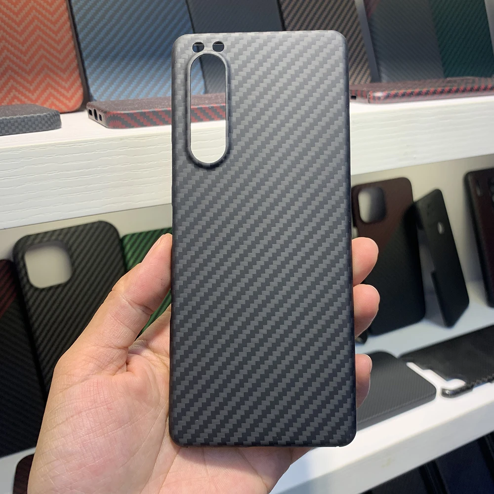 

YTF-carbon real carbon fiber phone shell for Sony Xperia 5 III Aramid Fiber Ultra-thin Anti-fall Xperia 5 iii 5G phone shell