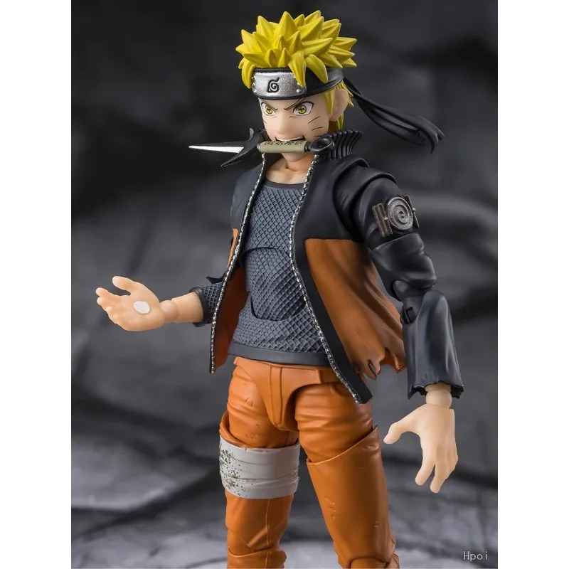Anime Naruto Uzumaki Action Figure Shippuden Collection Model PVC Doll with Replaceable Hands Faces Toy
