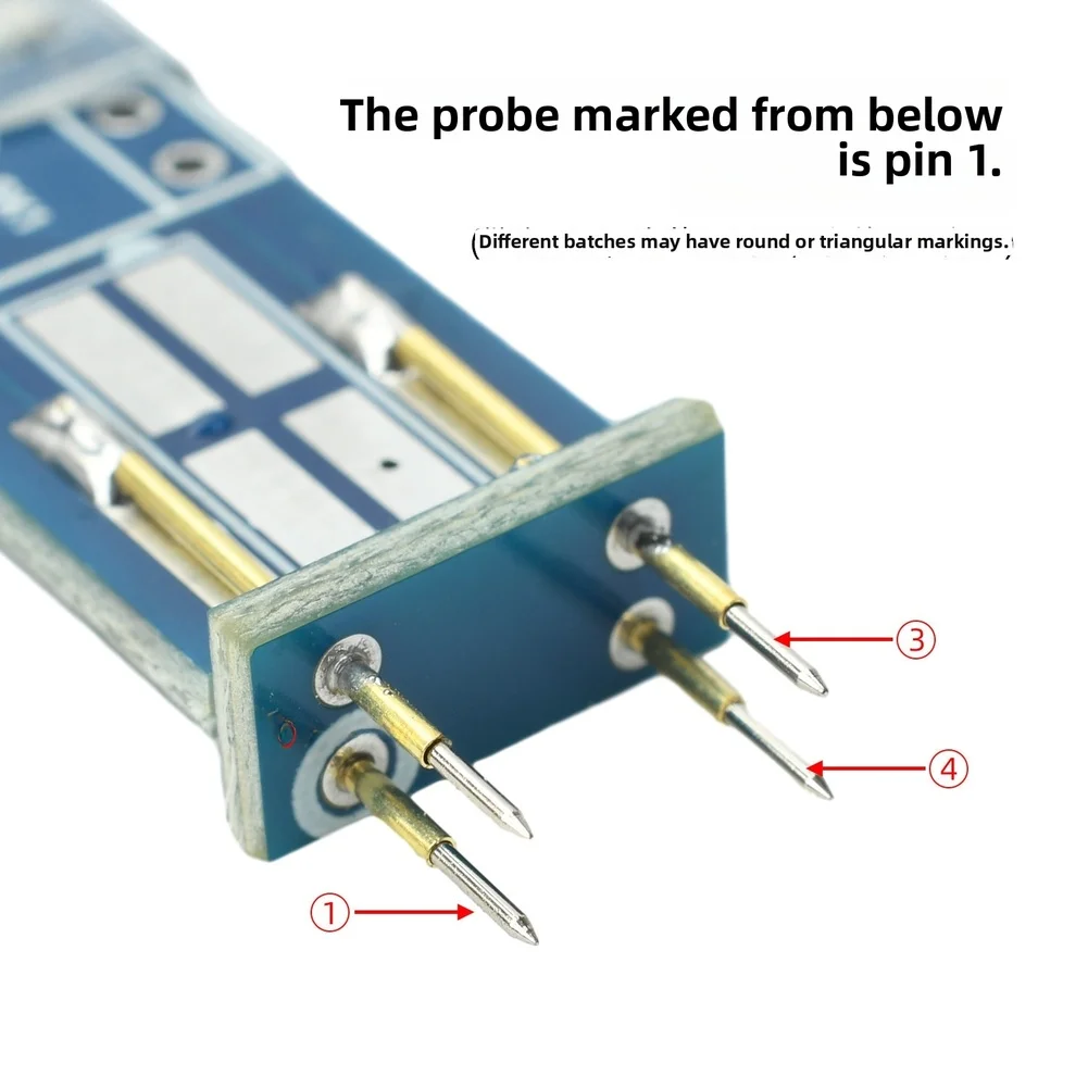 In-Circuit For 4 Pin Optocoupler Tester with LED Display and Reinforced Horizontal Pins for Stable Contact Performance