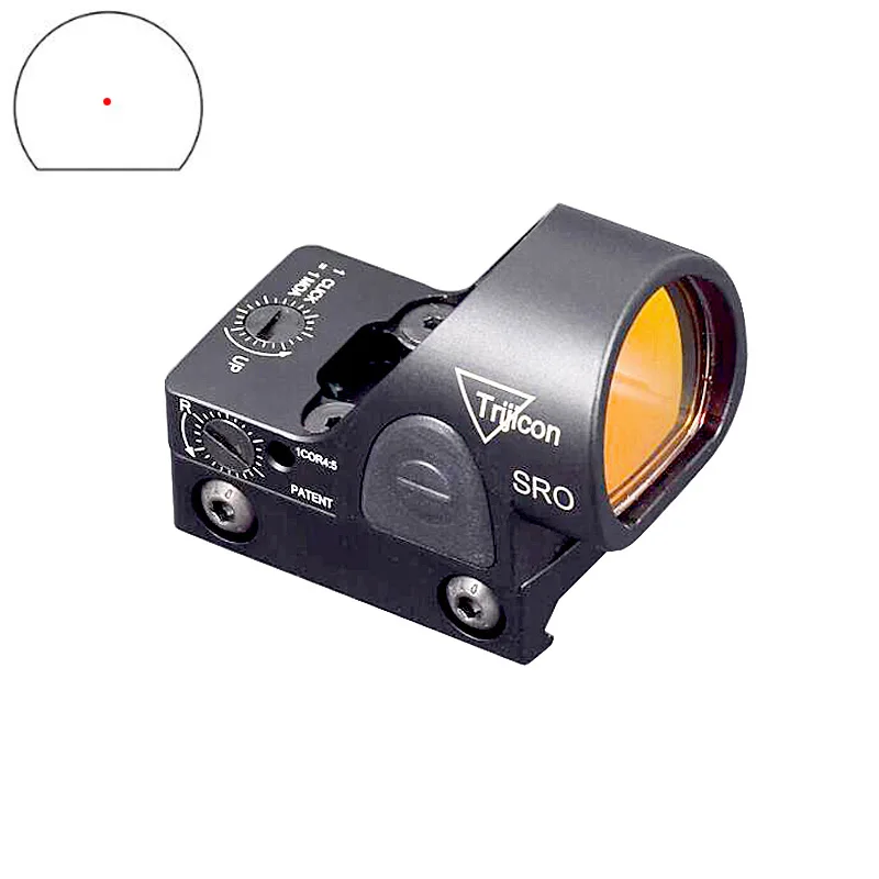 

Тактический коллиматор Mini RMR SRO Red Dot Sight, рефлекторные прицелы, охотничий прицел, подходит для 20-миллиметровой планки Weaver, крепление 1913 г.