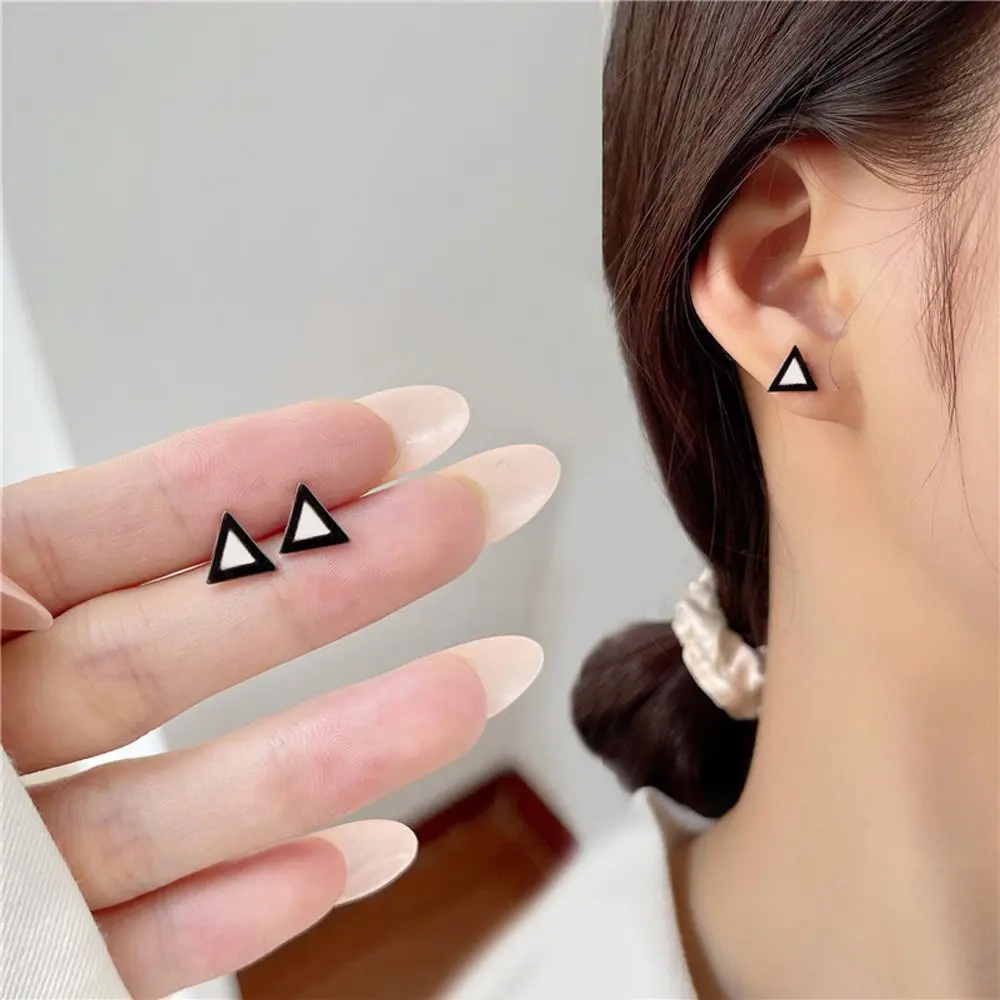 Elegnat Party Triangle Gifts Geometric Temperament Drop Earrings Ear Jewelry Korean Dangle Earrings Women Stud Earrings