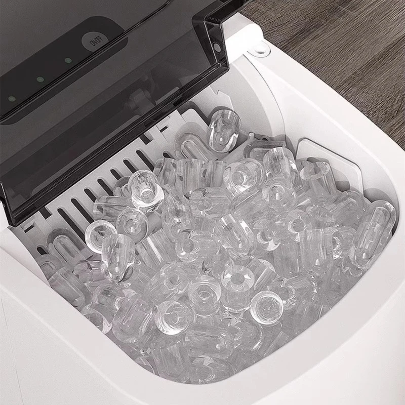 

Household Automatic Portable Small Mini Ice Cube Maker Machine for Home Automatic Cleaning
