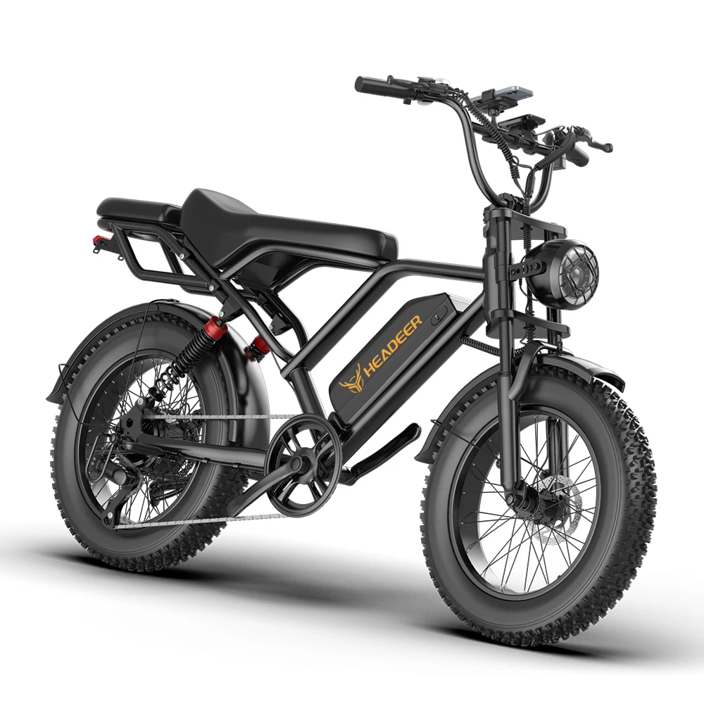 Vélo électrique VTT 20 pouces 750W - usage example