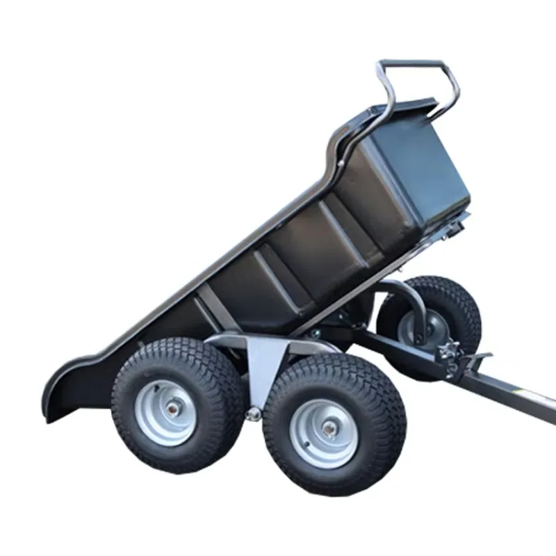 Small Garden Trailers Riding Lawn Mower Trailer Farm Trailer Turn Table