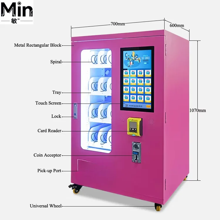 2025 New Small Touch Screen Perfume Vending Machine Commercial Automatic Perfume Vending Machine Wholesale