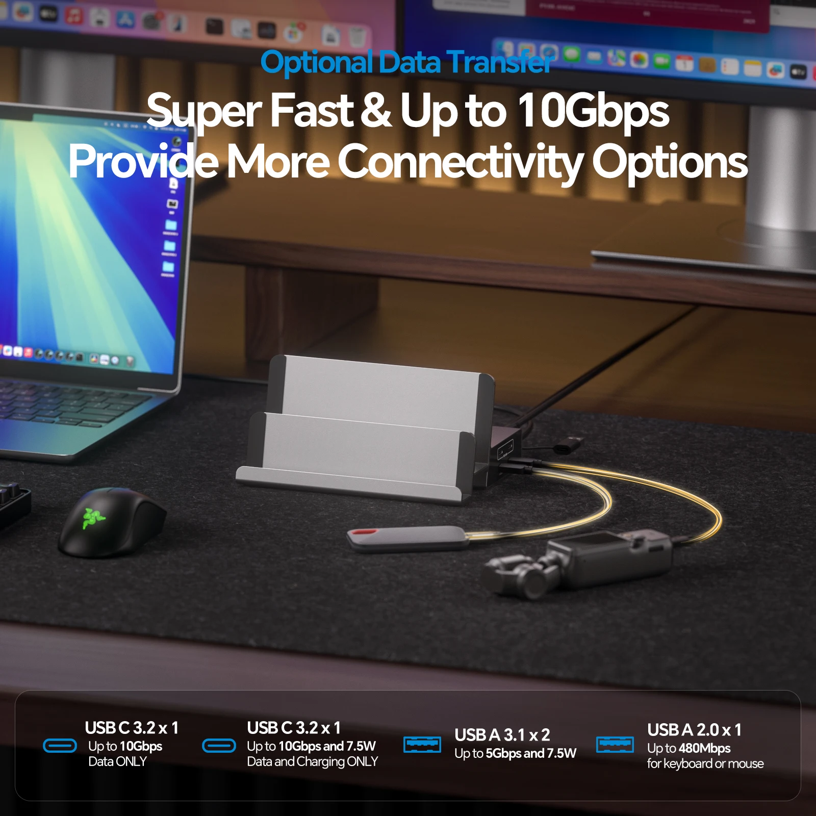 Base de conexión para portátil - Docking Station Dual Monitor Dp Hdmi reseña y precio
