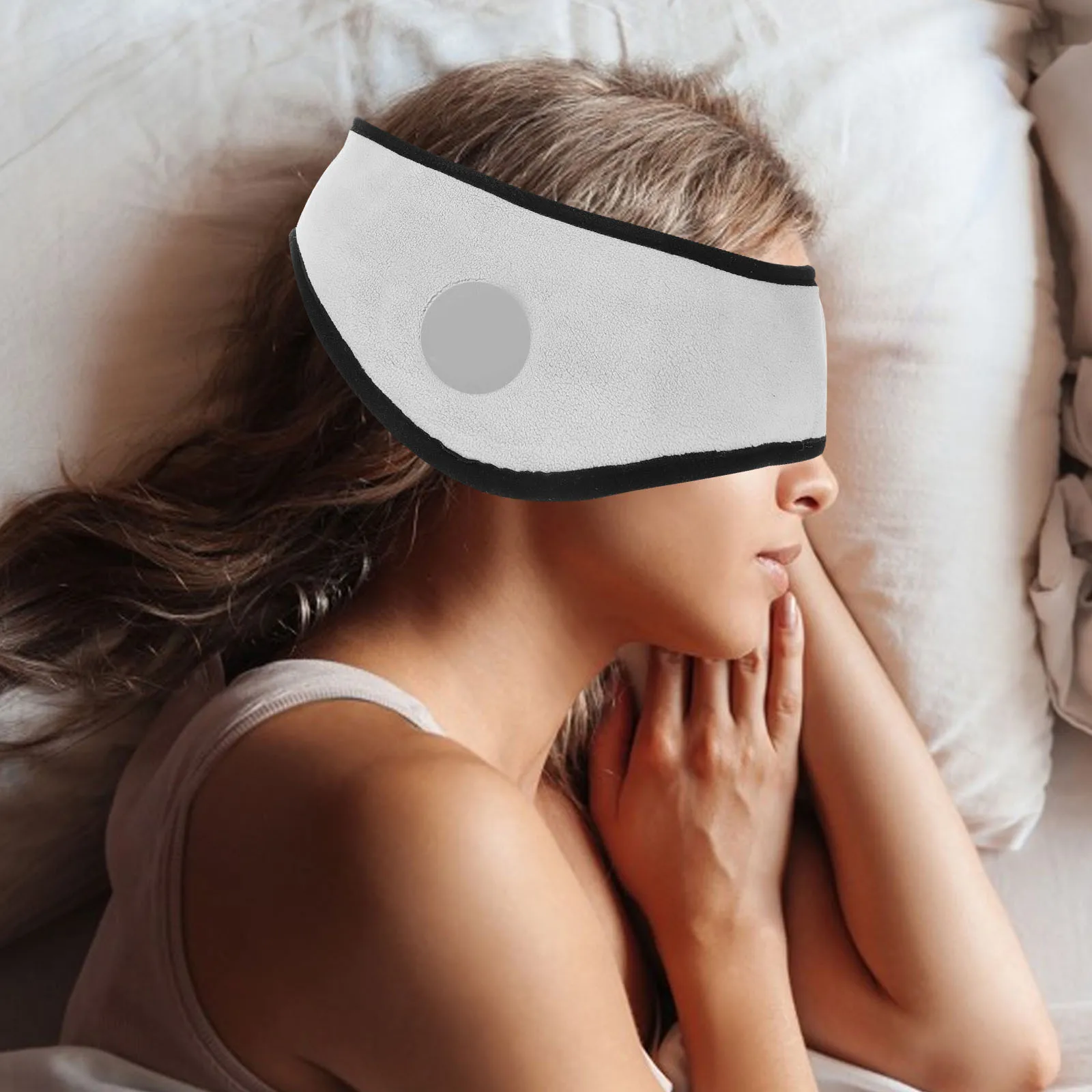 2 قطعة غطاء للأذنين للنوم قابل للتعديل إلغاء الضوضاء يفشل الأذن للرجال والنساء لينة مريحة الدفء مثالية للنوم والسفر #2