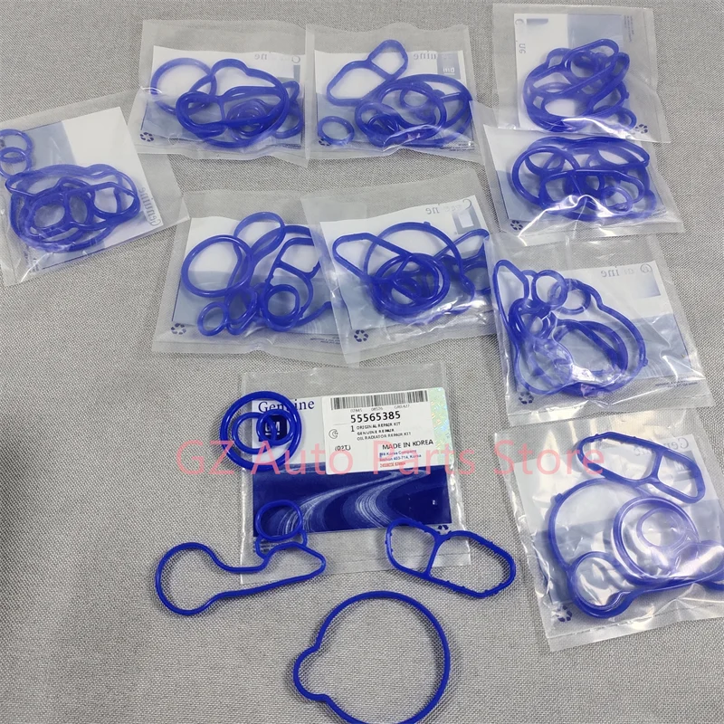 

20Pcs Engine Oil Cooler Repair Kits Gaskets 55566784 55565385 55568536 Fit for Chevrolet Cruze Sonic Trax Encore 1.4T Astra