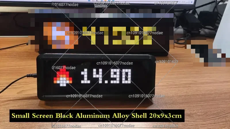 Цифровой дисплей на рынке валюты, дисплей цены в реальном времени, украшение для рабочего стола, подключение WIFI BTC ETH DOGE FIL