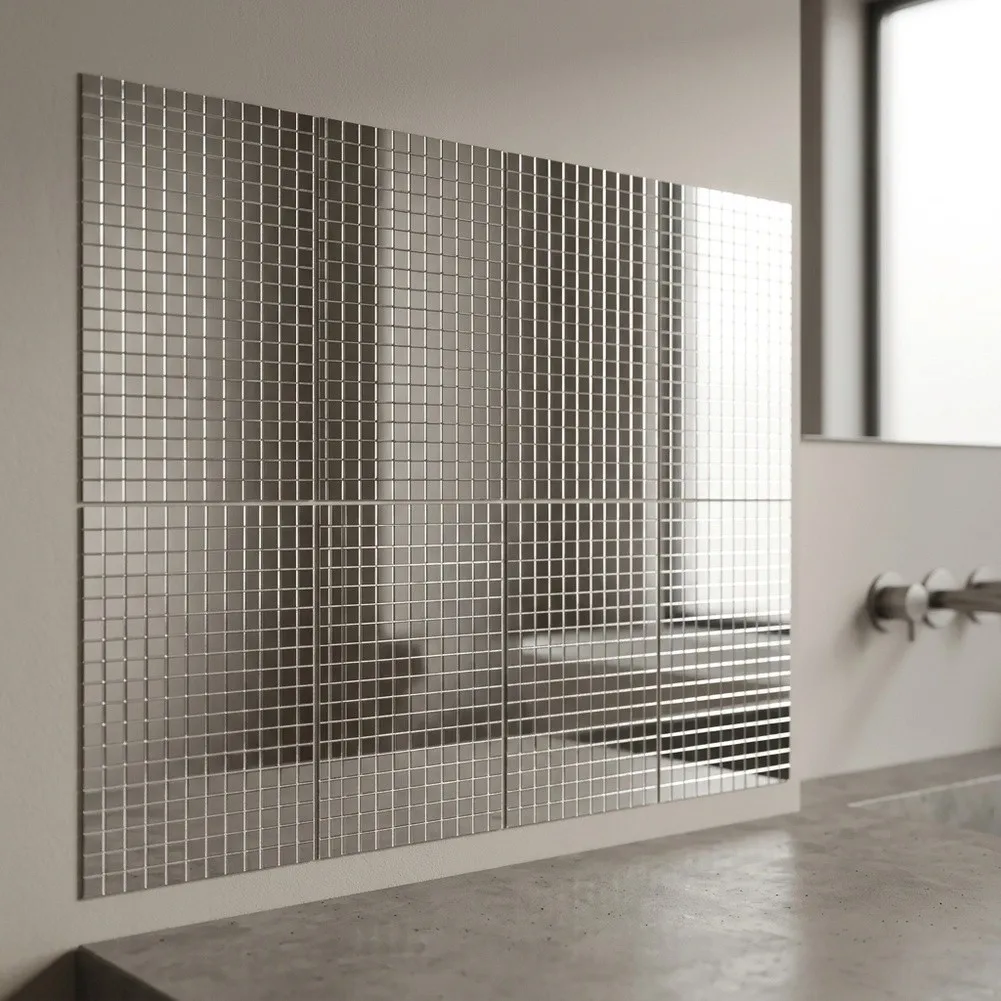 Self-Adhesive Mirror Collection: 14400-Piece Glass Kit for Creating Unique Decor Craft Elements and Event Features