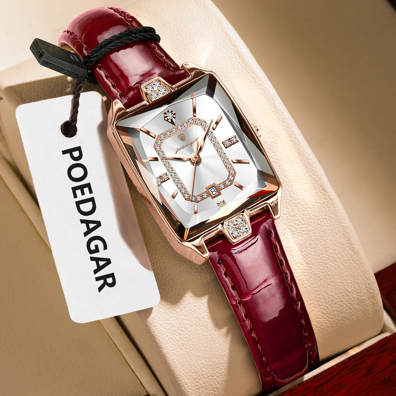 Luxury Women's Waterproof Date Leather Watch