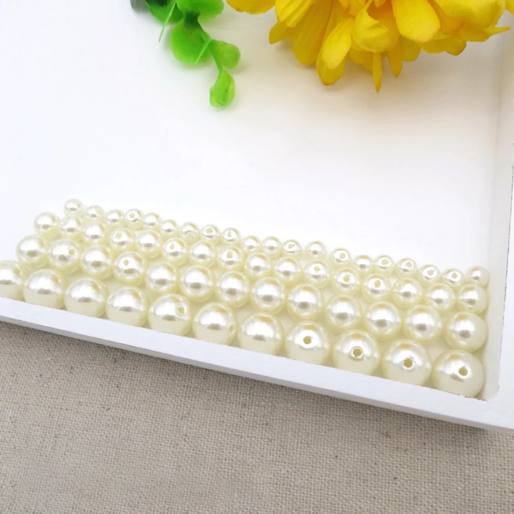 

70pcs Artificial For Jewelry Making Artificial Pearl Pearl Loose Beads Diy Bracelets Necklaces Party Decoration Beads