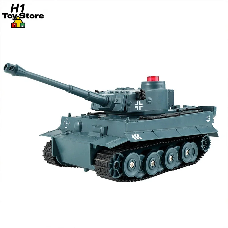 JJRC Q85 1/24 RC Combat Tank with Infrared Battle Remote Control Toy Tank Military Model for Kids