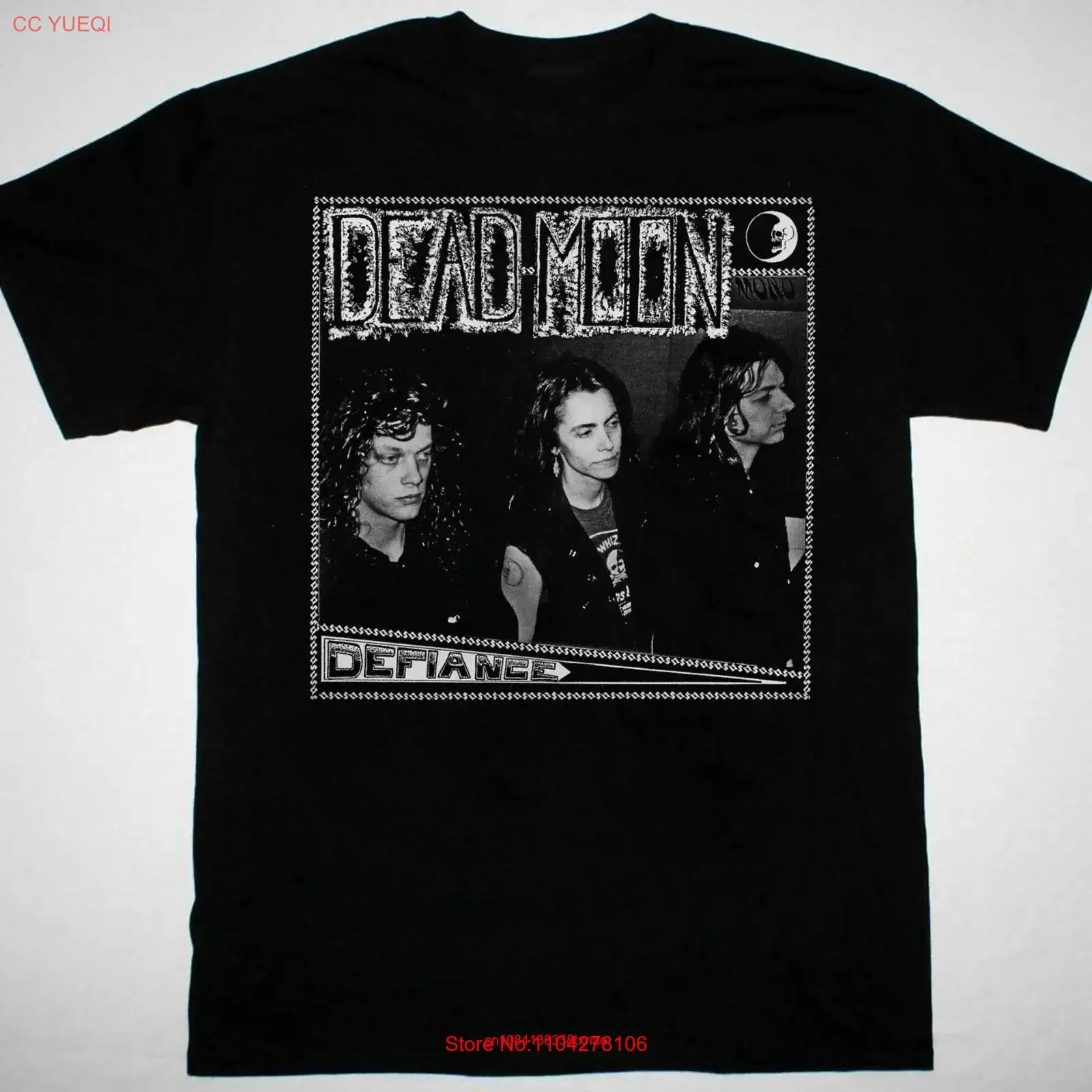 Dead Moon rock band T shirt Black short sleeve All sizes S to 5Xl Q1299 long or short sleeves