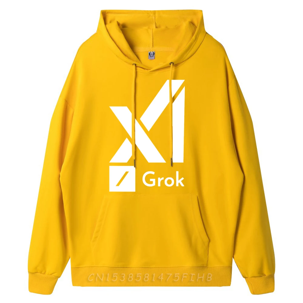 Grok Ai World Is Funniest Crewneck Sweatshirt Design Hoodies Long Sleeve Graphic Casual Hoodies Slogan Mens