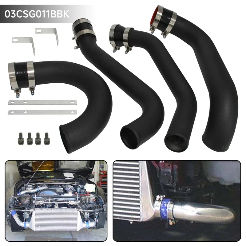 

Intercooler Piping Kit Fit For Toyota Supra JZA80 2JZ GTE TURBO 1993-1998 Black