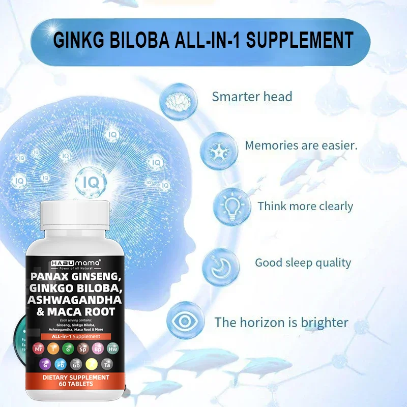 Nootropic Supplement - Easy To Absorb, Enhances Focus and Cognition, Healthy Memory Function and Supports Improved Mood