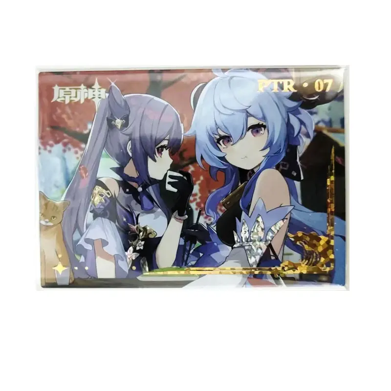 

Carlo Genshin Impact Character Poster PTR(001-009) Single Sheet Full Set Card Rare Anime Exquisite Birthday Gifts