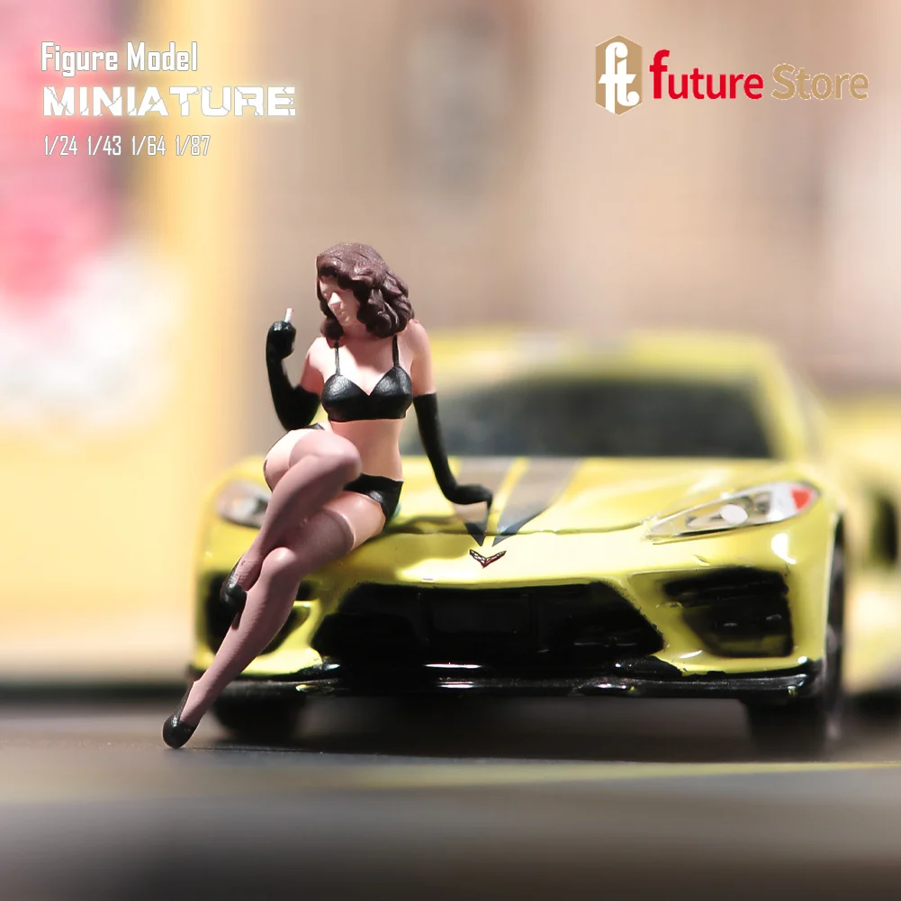 

Resin 3D Print 1/87 1/64 1/43 1/24 Sexy Beauty Girl Model Female Figure Creative Photography Display Collection Decoration