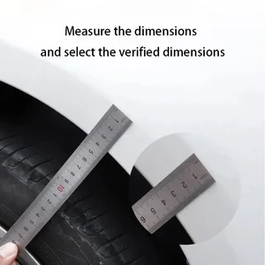 Evrensel Araba Tekerlek Kemerleri çamurluk genişletici, Kanatları Üfleme Kemerli Bir Kaş Anti-Çarpışma Şerit, Çamurluk Dudak Koruyucu Kapak, 2 Boyutları Arka çamurlukta ilk 10 satış-no. 7